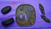 B025 Solid Brass Tsuba