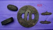 B028 Solid Brass Tsuba
