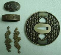 B036 Solid Brass Tsuba