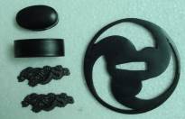 B039 Solid Brass Tsuba